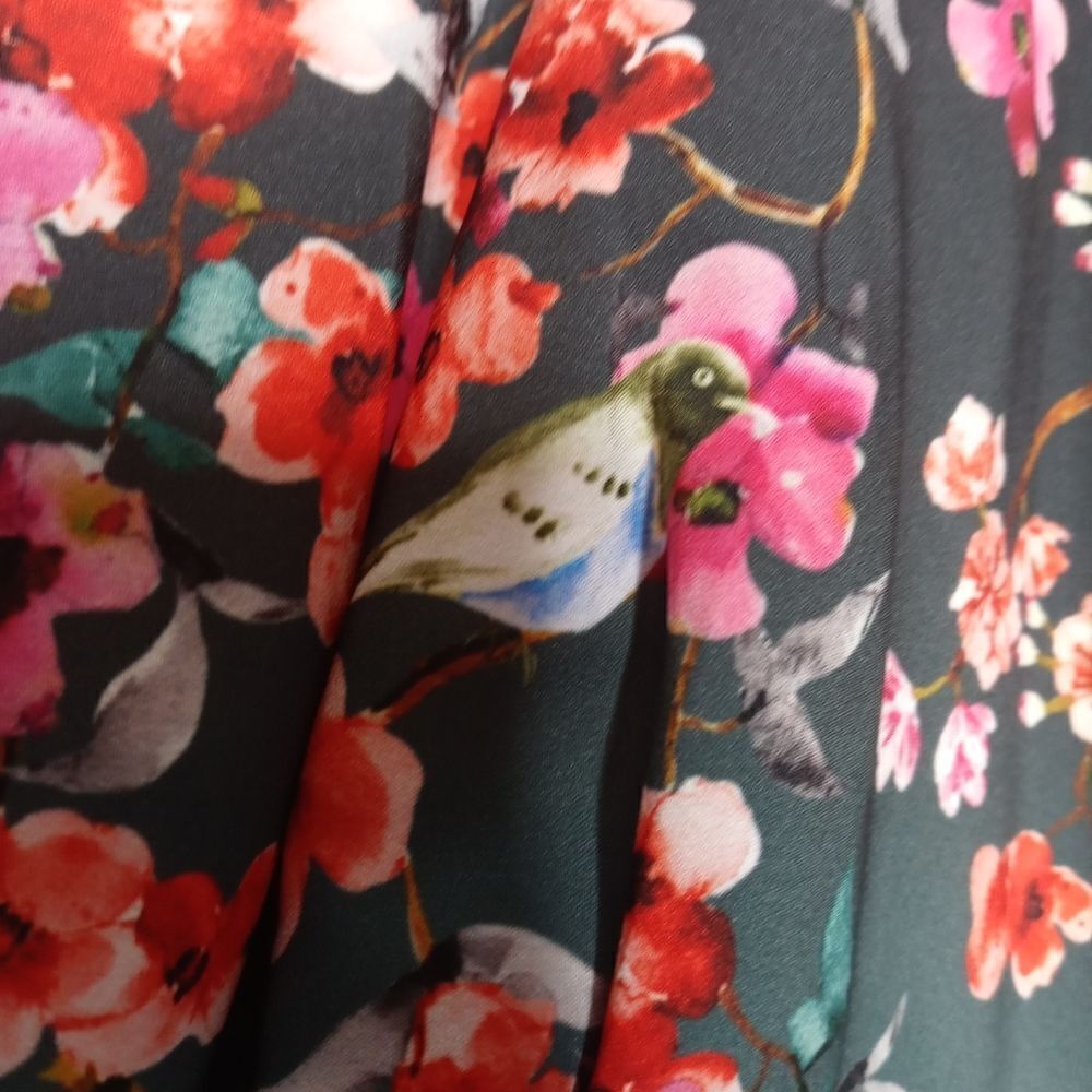 eShakti Custom Floral and Birds Dress - Picture 4 of 7